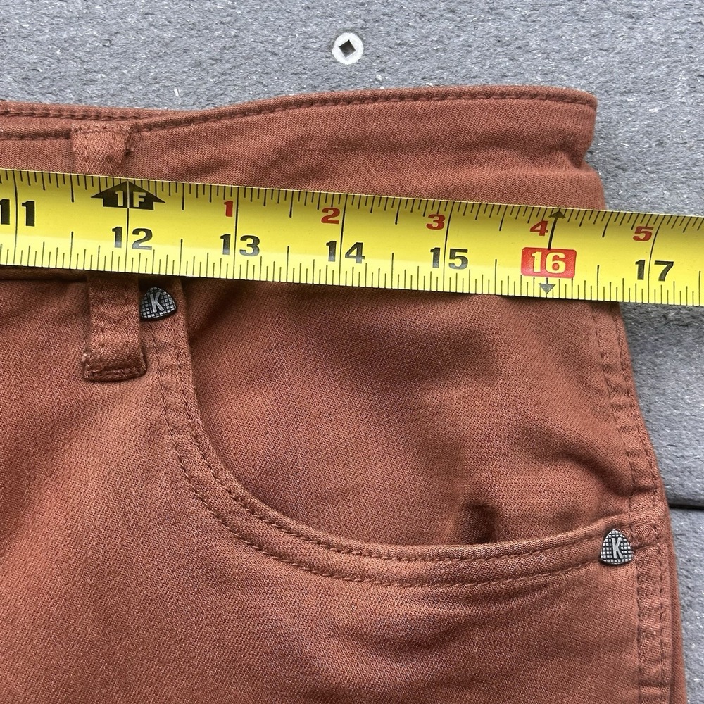 KUT from the Kloth Fab Ab High Rise Skinny Stretch Denim Jeans Brown Size 12 - Picture 6 of 14